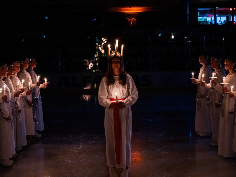 Välbesökt julavslutning